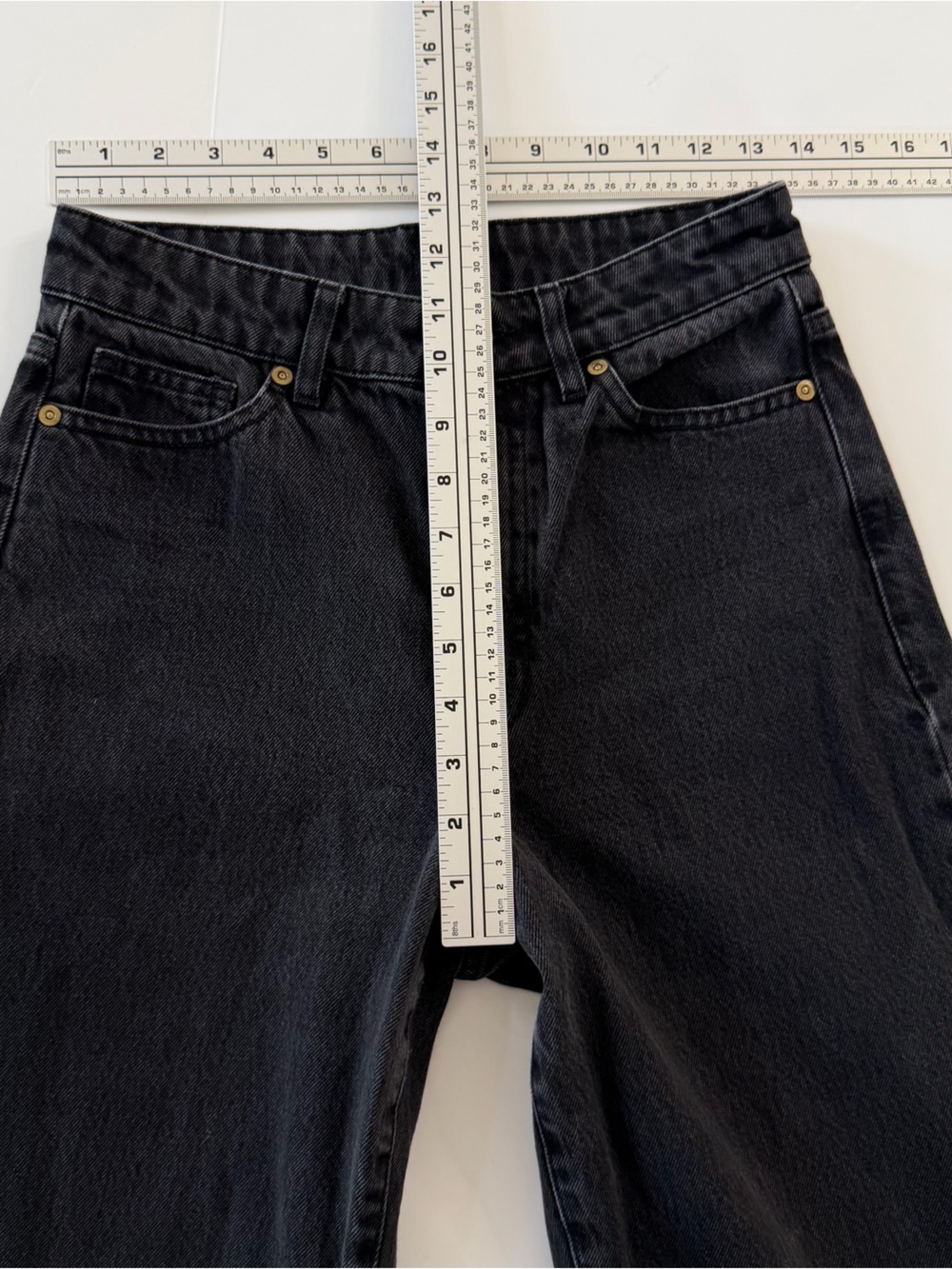 By Malene Birger Jeans Womens 28 Black High Rise Tapered Leg - Picture 7 of 10